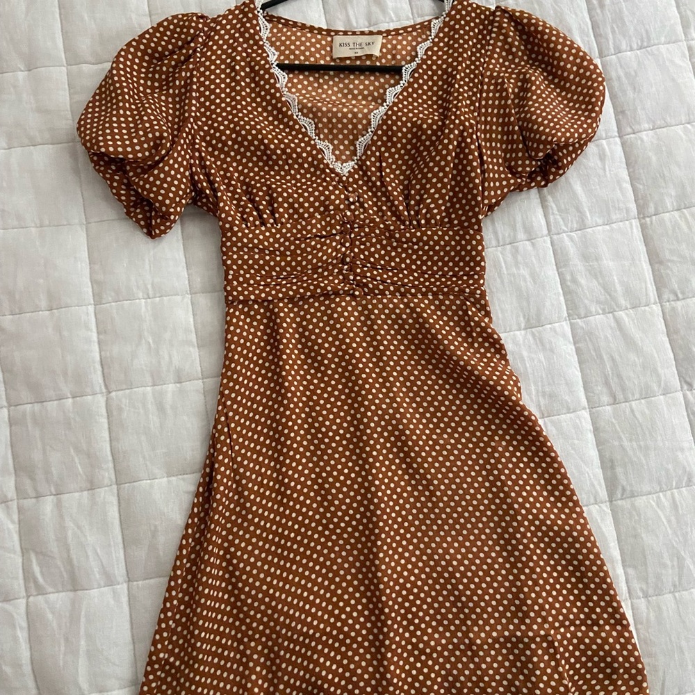 Urban outfitters polka dot mini dress